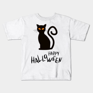 Cat 'Happy Halloween Kids T-Shirt